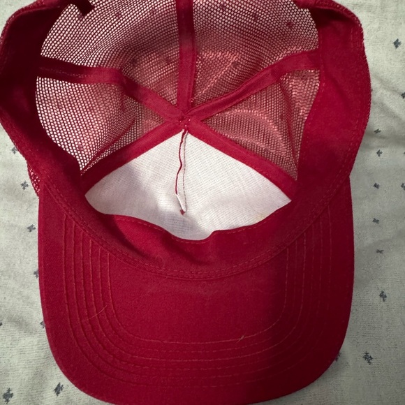 Vintage Style SnapBack Farming Red Co-Op hat farming stitched logo made in USA - Picture 4 of 8